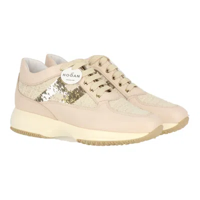 Hogan Womens Brown Sneaker