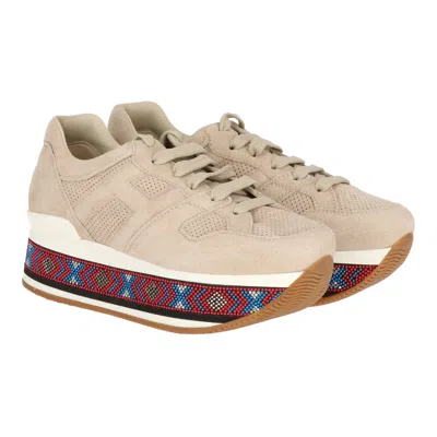 Hogan Womens Cream Sneaker