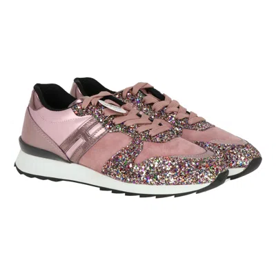 Hogan Womens Multicolored Sneaker In Pink