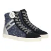 Hogan Tweed-detail High-top Sneakers