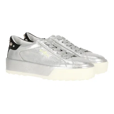 Hogan Womens Silver/black Sneaker