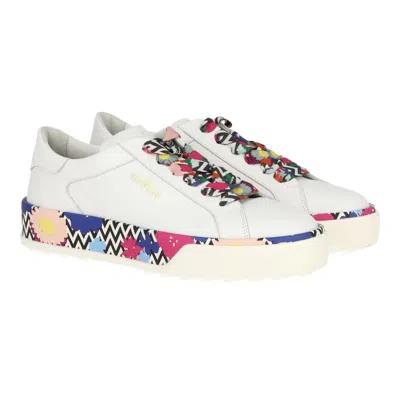 Hogan Womens White Multi Sneaker