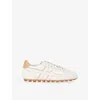 Hogan Nappa Leather Olympia Sneakers In White