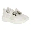 Hogan Metallic-effect Sneakers In White