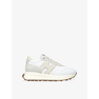 Hogan Womens White/oth Allacciato H641 Leather Trainers Eur 39.5 / 6.5 Uk