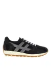 Hogan Low-top Sneakers Round Toeline In Blue