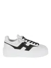 Hogan Nappa Leather Sneakers With Extralight Eva Sole In White