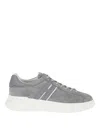 Hogan H Slash Laced Sneakers In Gray