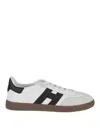 Hogan Sculpted Sneakers With Contrasting Accents In White