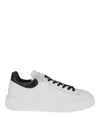 Hogan H-stripes Low-top Sneakers In White