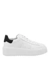 Hogan H645 Leather Sneakers In White