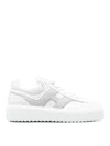 Hogan H-stripes Allacciato H Spezzata Sneakers In White