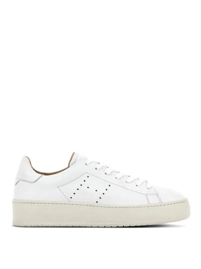 HOGAN H672 LEATHER SNEAKERS