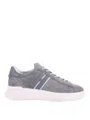 Hogan H Slash Laced Sneakers In Gray