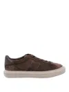 Hogan H691 Lace-up Sneakers With Suede Upper And Memory Foam Comfort In Brown