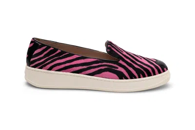 Hogan Zebra-print Heart-detail Sneakers In Multi