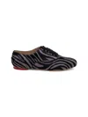 Hogan Zebra-print Leather Loafers In Black