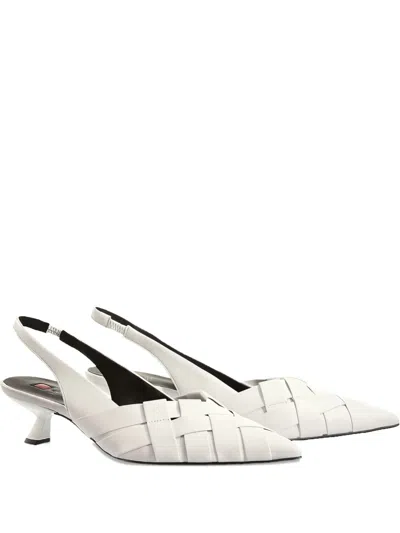 Hogl 45mm Estelle Slingback Kitten-heel Pumps