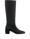 Hogl 55mm Jules Suede Knee-high Block-heel Boots