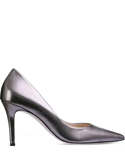 Hogl 80mm Metallic Leather Pointed-toe Pumps