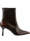 Hogl 80mm Pointed-toe Ankle Boots
