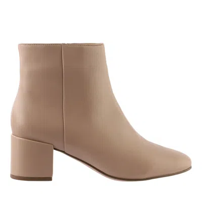 Hogl Beige Daydream Leather Block Heel Boots In Multi