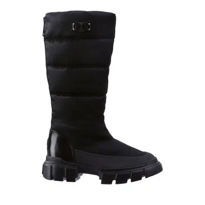 Hogl Black Harvey Mid-calf Quilted Nylon Boots