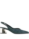 Hogl Calla Slingback-pumps Aus Denim