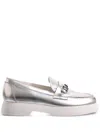 Hogl Cecil Metallic Leather Loafers