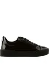 Hogl Comfy Patent-leather Lace-up Sneakers