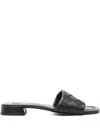 Hogl Felina Interwoven Sandals In Black