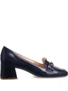 Hogl Helen Patent-leather Block-heel Loafers