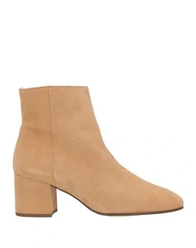 Hogl Hōgl Woman Ankle Boots Sand Size 8.5 Leather In Beige