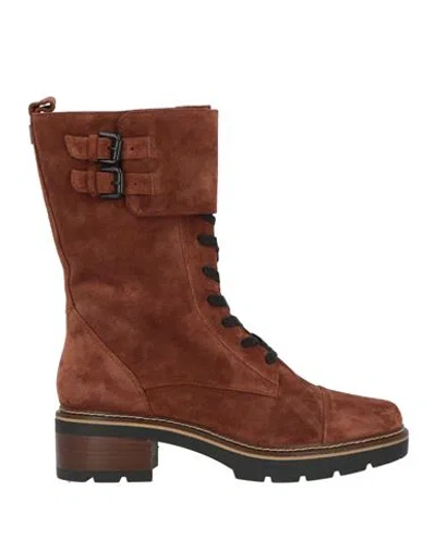 Hogl Hōgl Woman Ankle Boots Tan Size 10 Leather In Brown