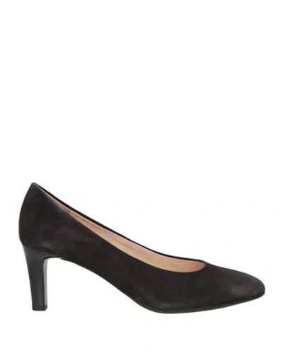 Hogl Hōgl Woman Pumps Charcoal Size 8.5 Leather