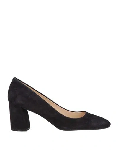 Hogl Hōgl Woman Pumps Midnight Blue Size 10 Leather