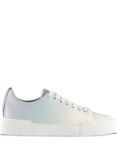 Hogl Iny Ombre-detail Lace-up Sneakers In White