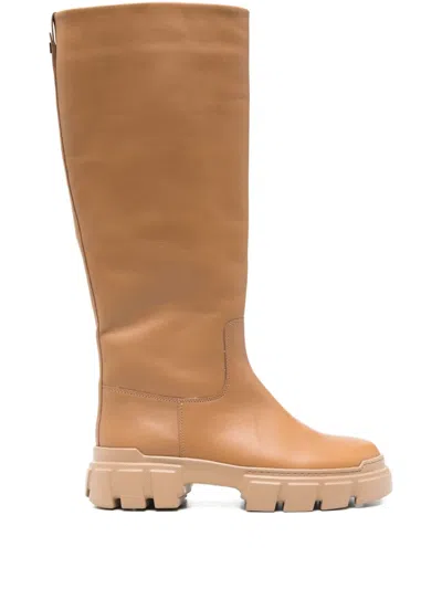 Hogl James Knee-high Boots In Neutral
