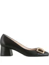 Hogl Juliette Block-heeled Buckle Pumps