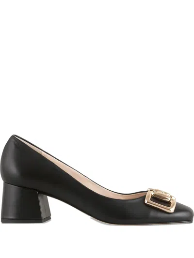 Hogl Juliette Block-heeled Buckle Pumps
