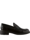 Hogl Lauren Block-heel Leather Loafers