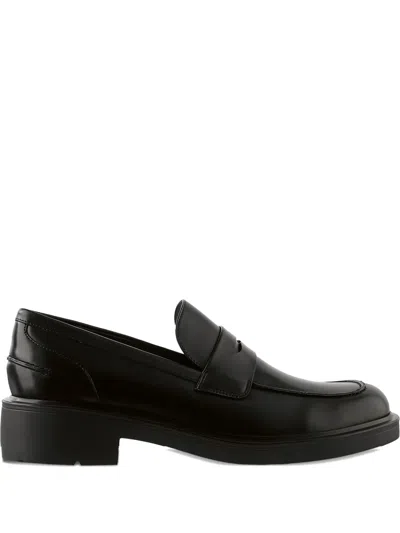 Hogl Lauren Block-heel Leather Loafers