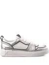 Hogl Macba Seven Metallic Leather Panelled Sneakers