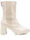 Hogl Panelled Mic-calf Boots In Neutral