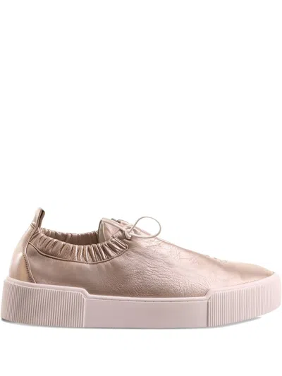 Hogl Geraffte Pure Sneakers Mit Elastischen Knöcheln In Gold