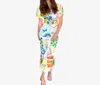 Hoity Toity Hola Hotel Maxi Dress In Multicolor In Multi