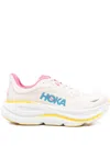 Hoka Bondi 9 Rubber-trimmed Mesh Sneakers In White