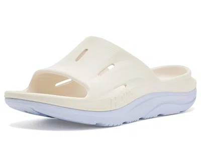 Hoka Ora Recovery Slide 3 Shoes Alabaster/ambient Blue: Men's 6 - Women's 8 Medium
