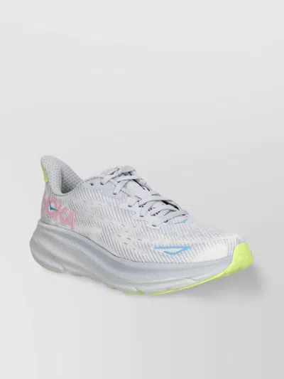 HOKA ALMOND TOE LACE-UP MESH SHOES