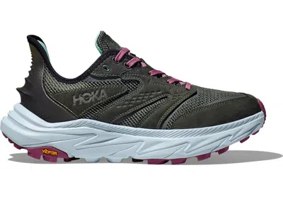 Pre-owned Hoka Anacapa 2 Freedom (women's) Sneakers In Outer Orbit/overcast